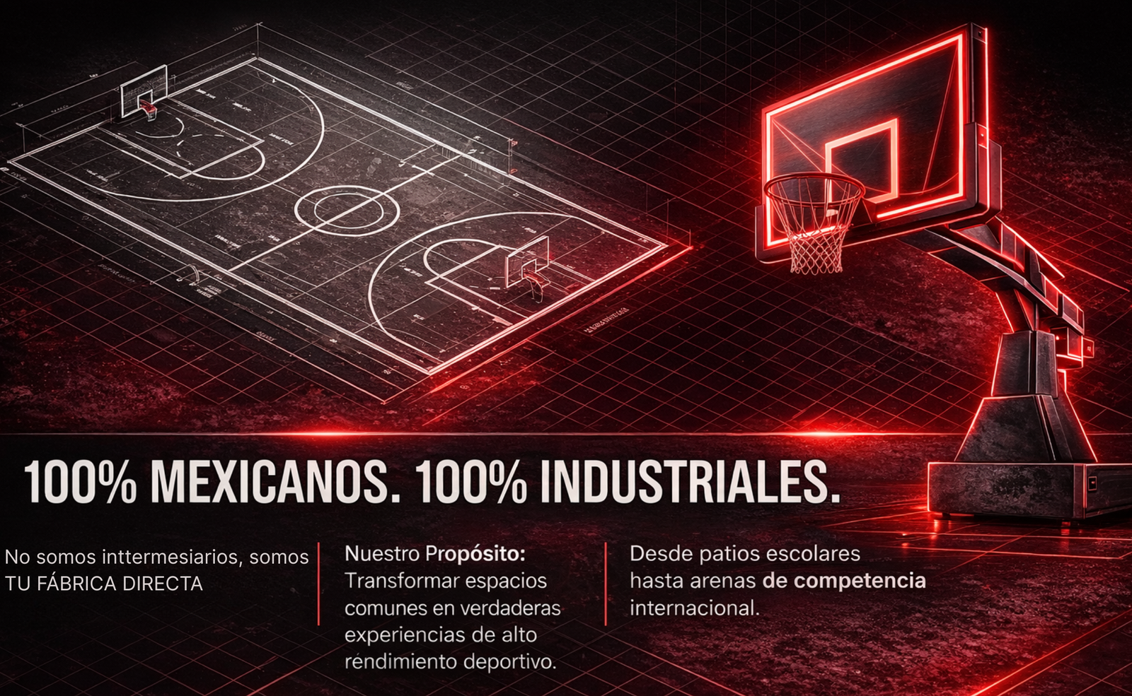 100% Mexicanos, 100% Industriales. Top Sport México: Tu fábrica directa de equipamiento deportivo sin intermediarios. Liderazgo en los 32 estados de la República.